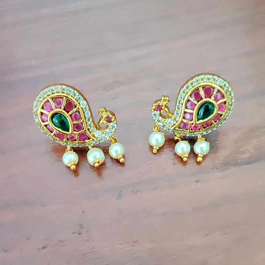 MULTICOLOR YACHAVI STUD EARRINGS