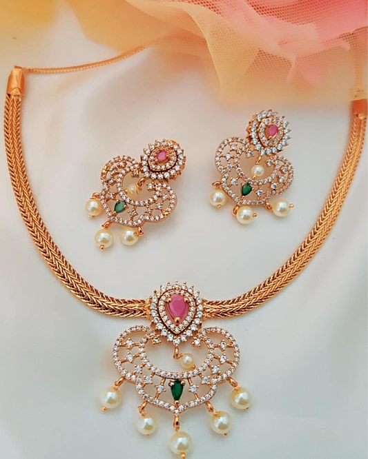 MULTICOLOR SAHITA ZIRCONIA JEWELLERY SET