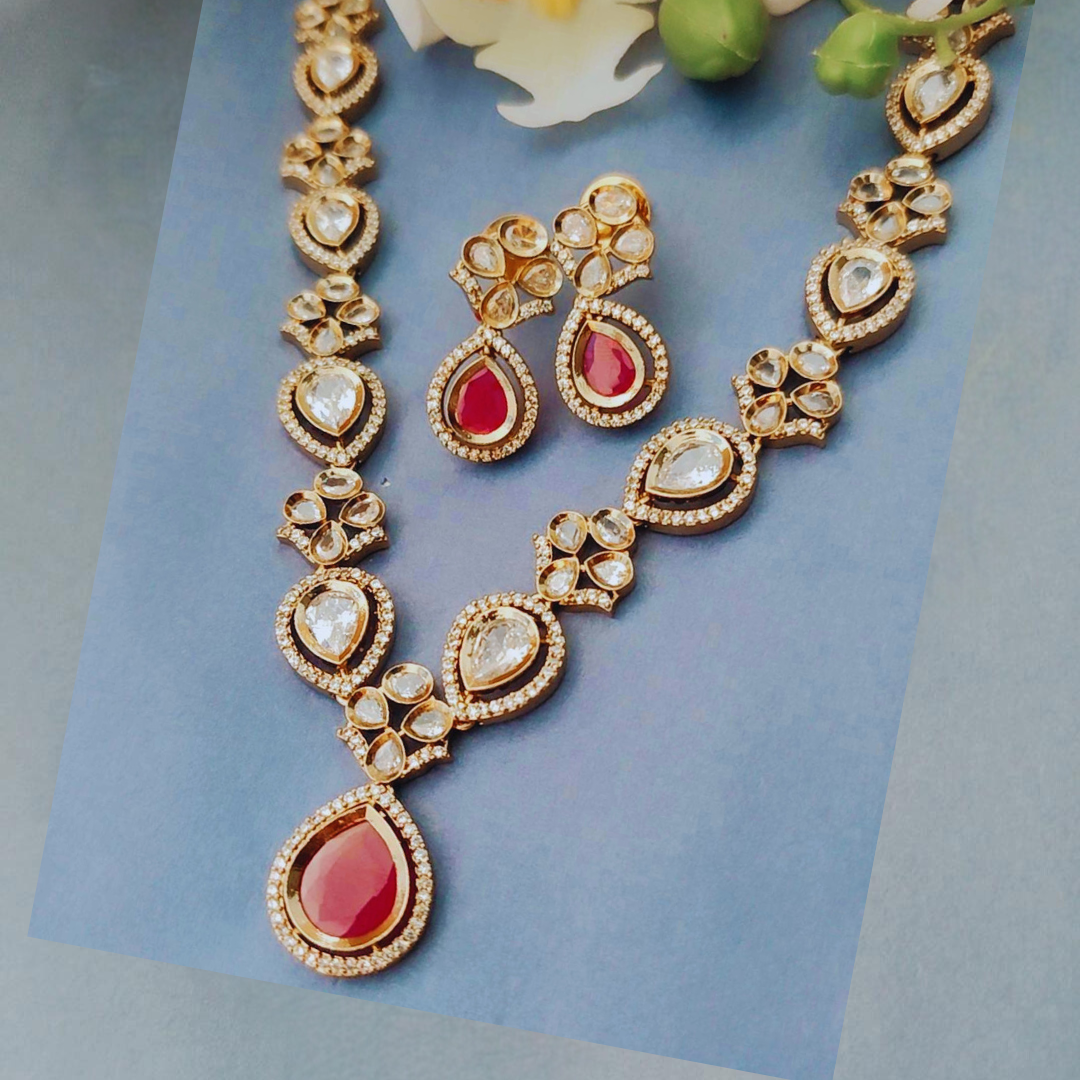 RUBY EILA ZIRCONIA JEWELLERY SET