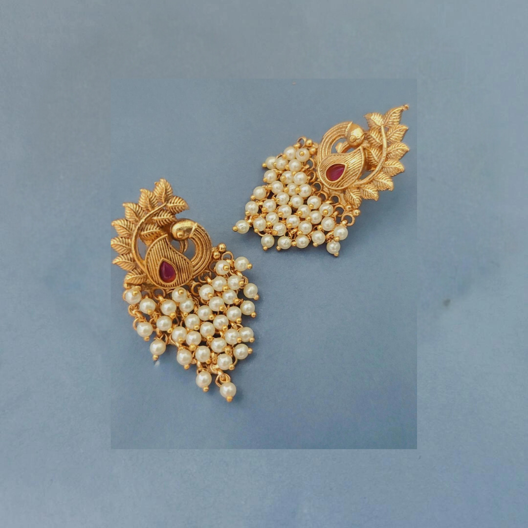 IHIMA TEMPLE EARRINGS