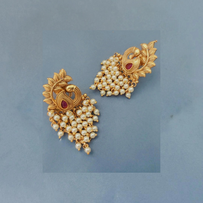 IHIMA TEMPLE EARRINGS