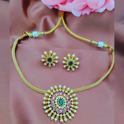 MULTICOLOR REHAL JEWELLERY SET