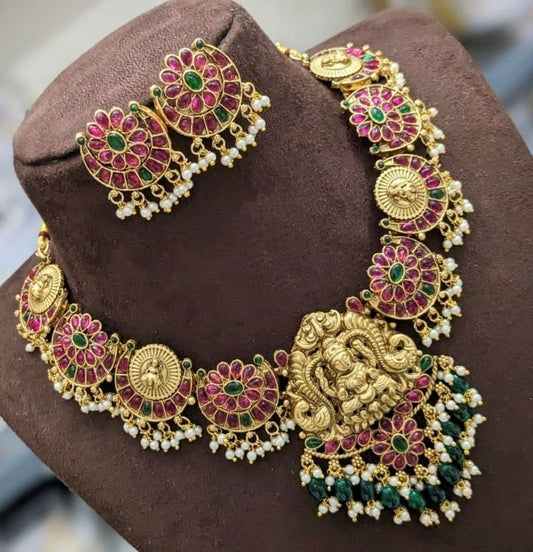 DEEKSHA TEMPLE JEWELLERY SET