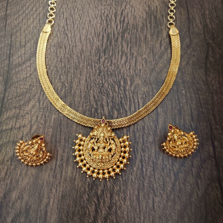 1 gram gold layer necklace