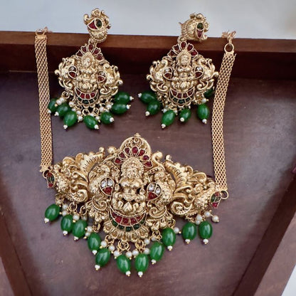 NIMITHA TEMPLE JEWELLERY SET