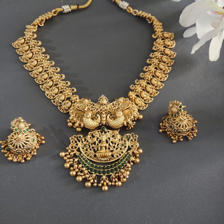 1 gram gold smiksha necklace