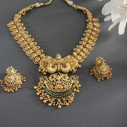 1 gram gold smiksha necklace