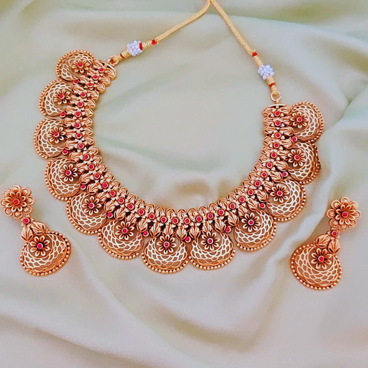 RUBY ANAYA GOLDEN JEWELLERY SET