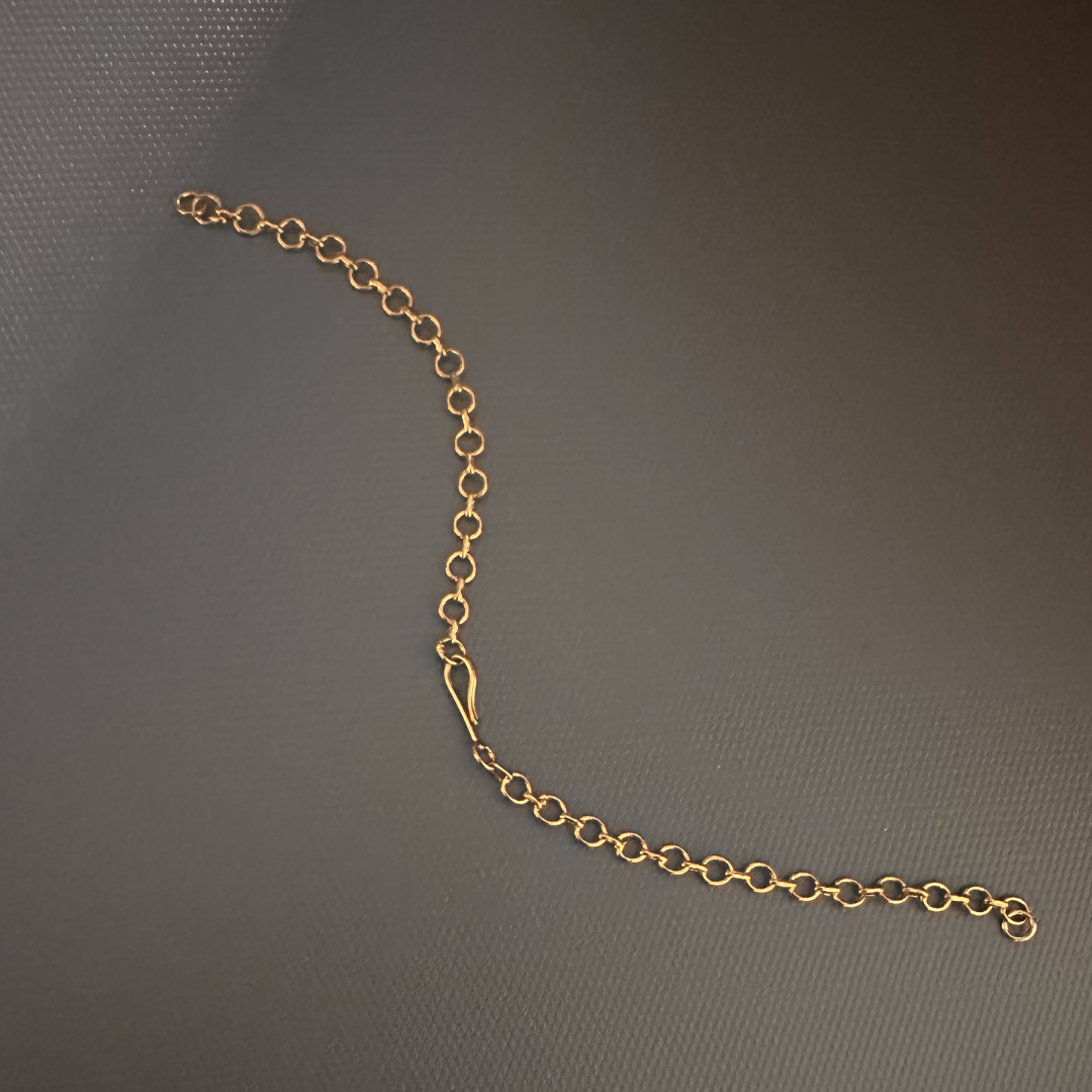 GOLD PLATED NECKLACE BACK CHAIN