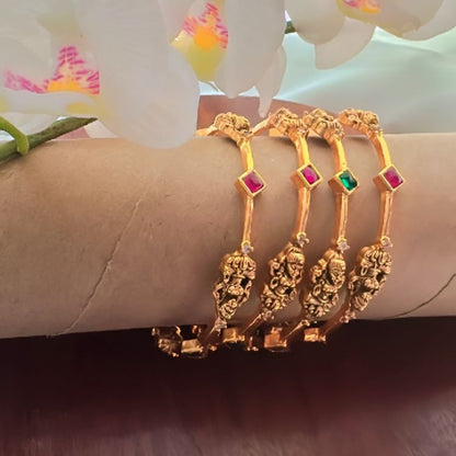 1 GM GOLD LAXMI BANGLES