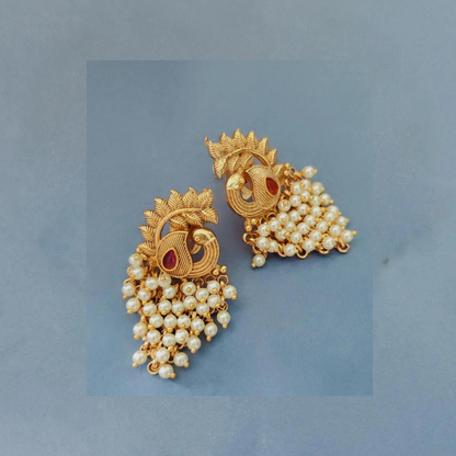 IHIMA TEMPLE EARRINGS