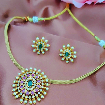 MULTICOLOR REHAL JEWELLERY SET