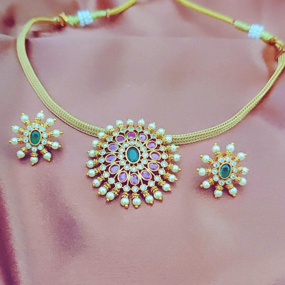 MULTICOLOR REHAL JEWELLERY SET