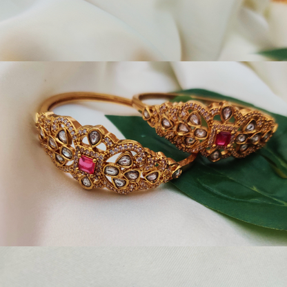 RUBY AMARJAA ZIRCONIA BANGLES