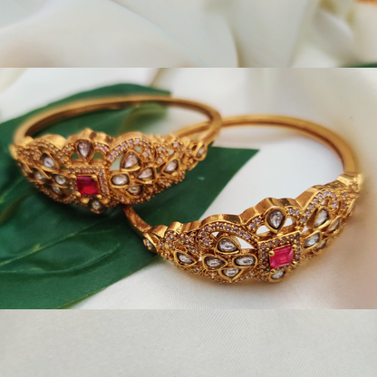 RUBY AMARJAA ZIRCONIA BANGLES