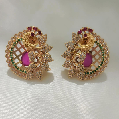 MULTICOLOR AMIYA TEMPLE JEWELLERY SET