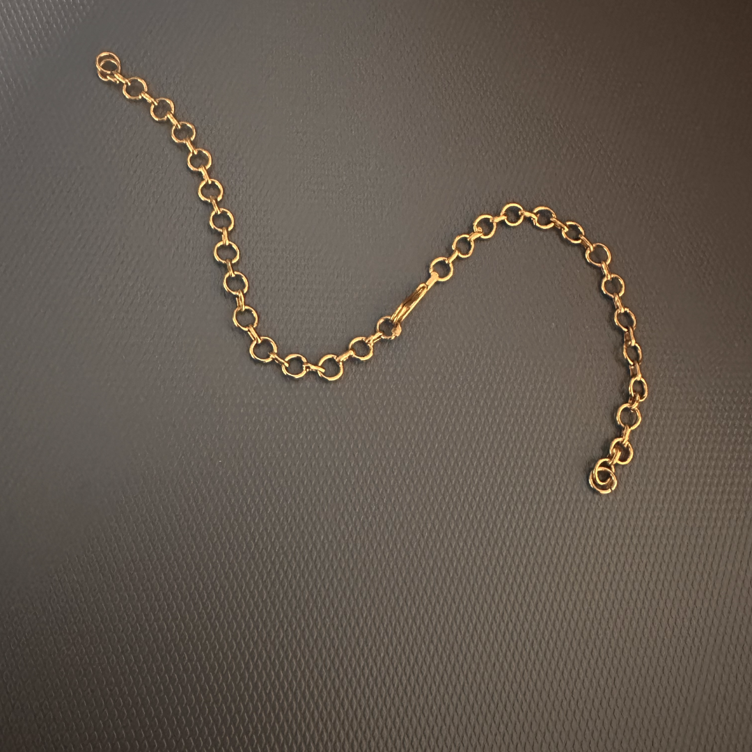 GOLD PLATED NECKLACE BACK CHAIN