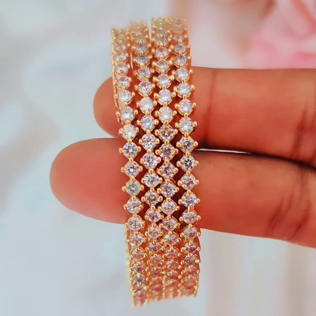 DIAMOND FINISH RIDHU BANGLES