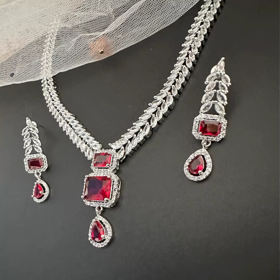 American Diamond Necklace for Women