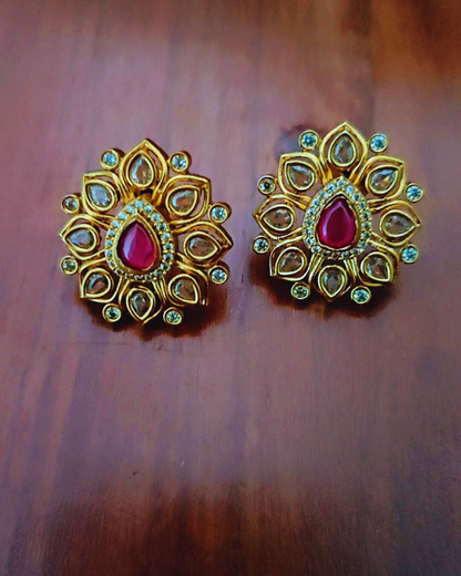 RUBY SIYA ZIRCONIA EARRINGS