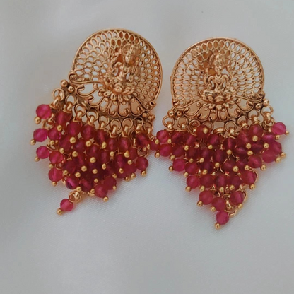 RUBY INIKA TEMPLE EARRINGS