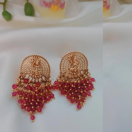 RUBY INIKA TEMPLE EARRINGS