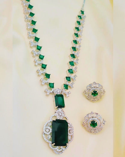 NITA AMBANI ZIRCONIA JEWELLERY SET