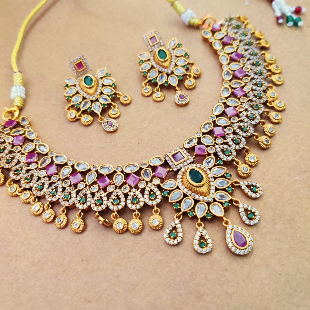 MULTICOLOR ANAKA JEWELLERY SET