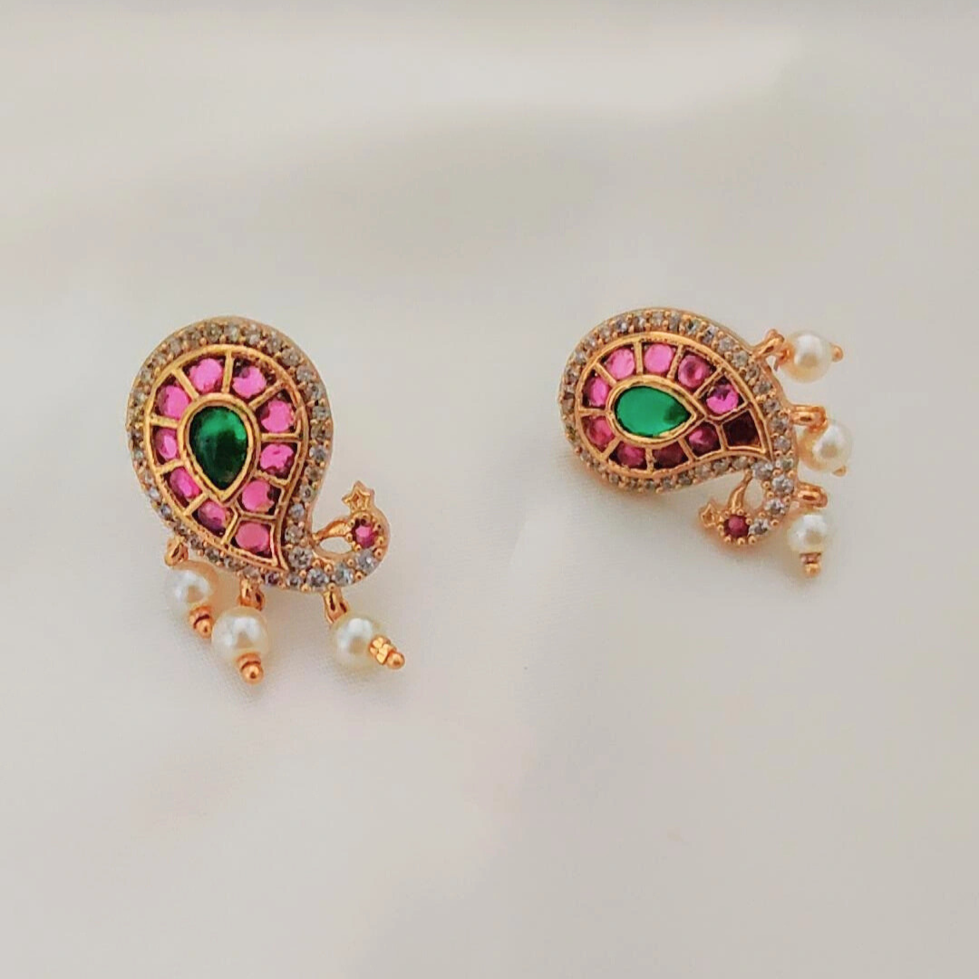 MULTICOLOR YACHAVI STUD EARRINGS