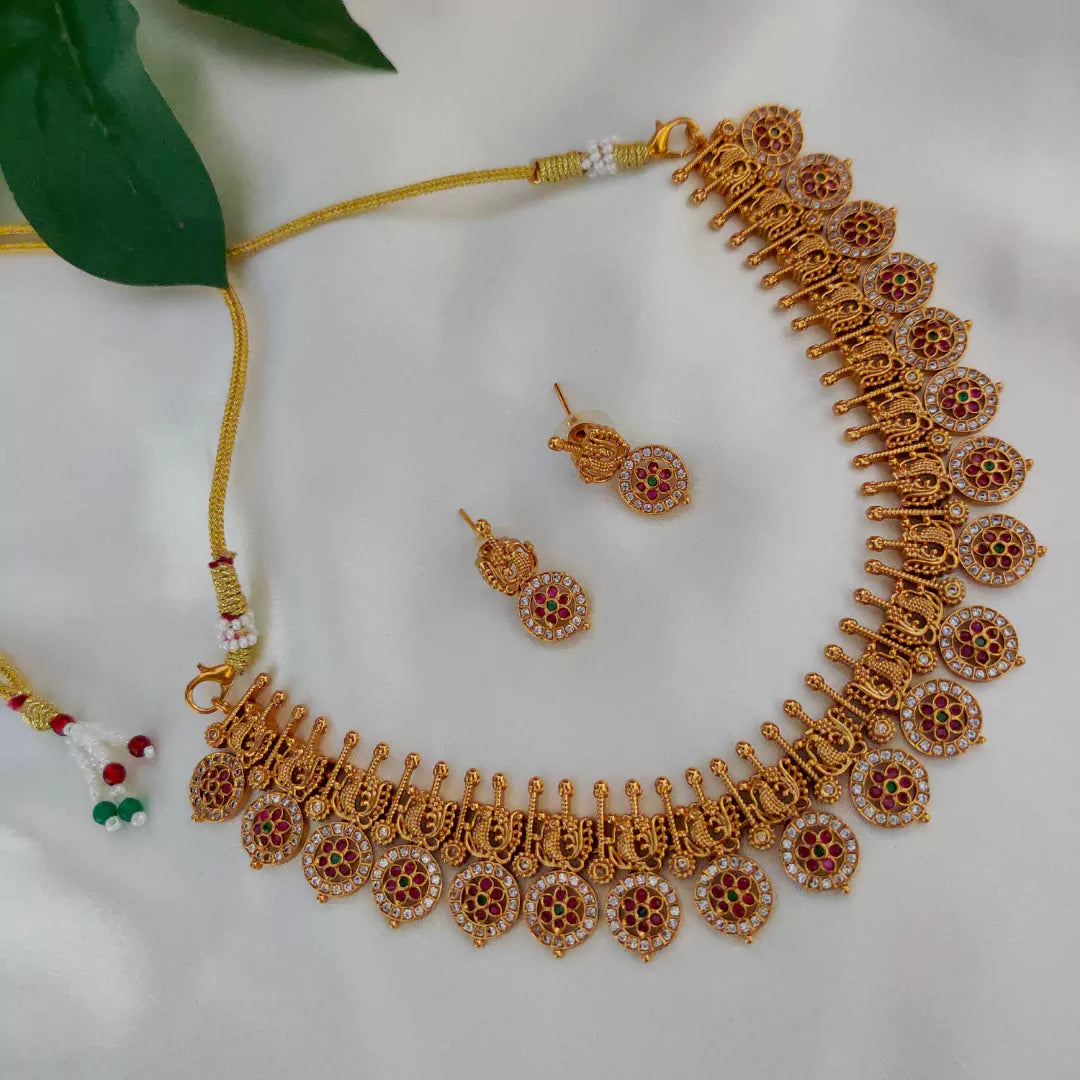 UMAYAAL TEMPLE JEWELLERY SET