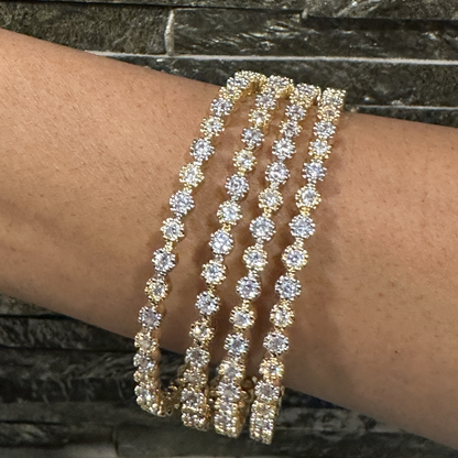 American diamond bangles