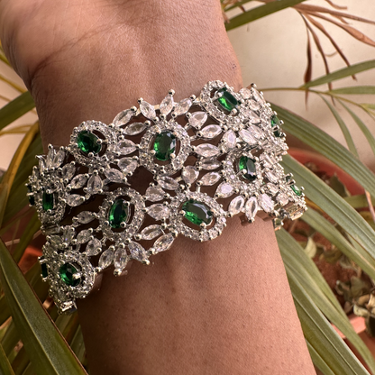 Green American diamond bangles