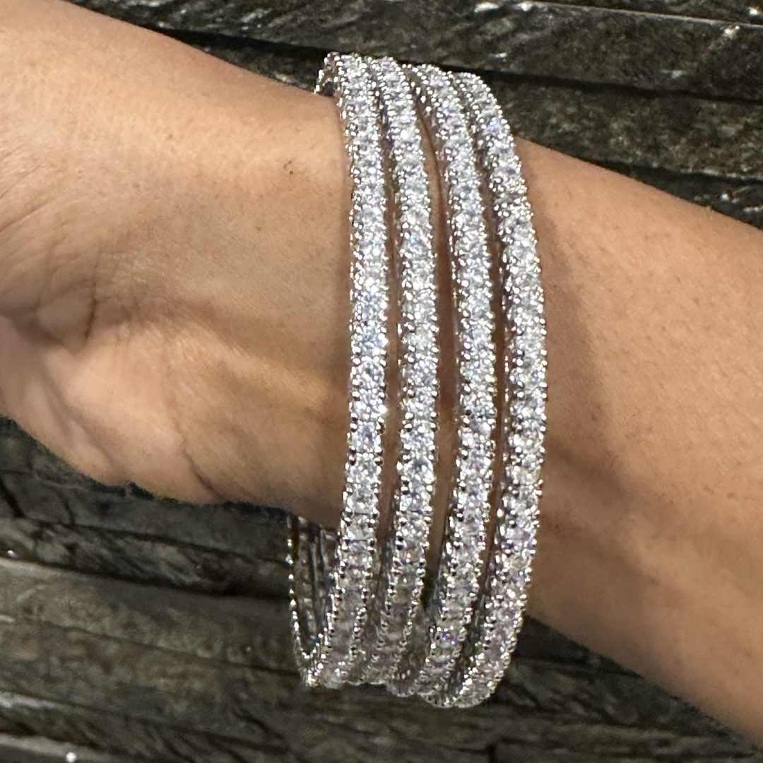 American diamond bangles