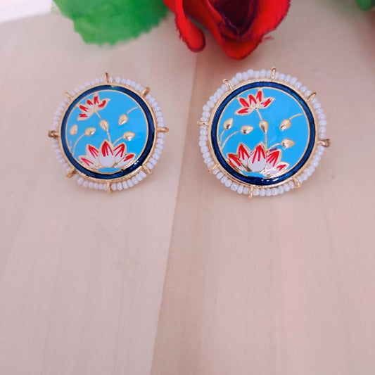 Blue earrings for girls