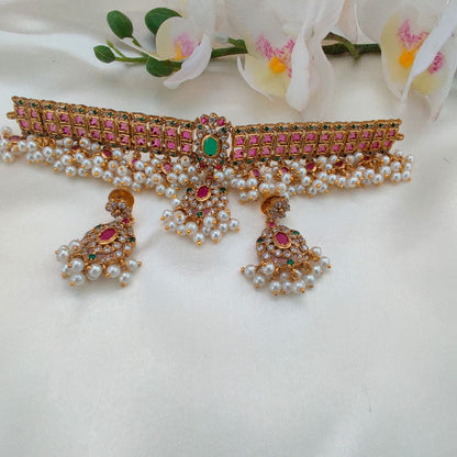 MULTICOLOR BANHI JEWELLERY SET