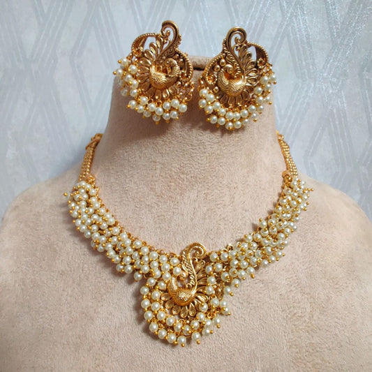 CHAITALI PEARL JEWELLERY SET