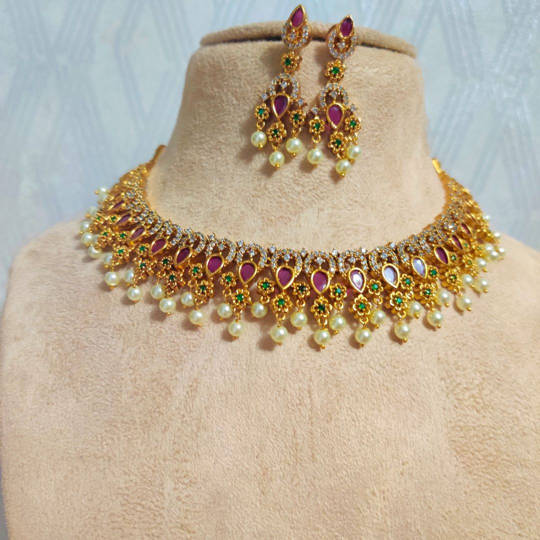 MULTICOLOR DIVIJA JEWELLERY SET