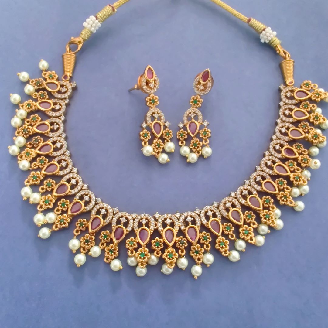 MULTICOLOR DIVIJA JEWELLERY SET