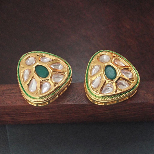 Green earrings for girls