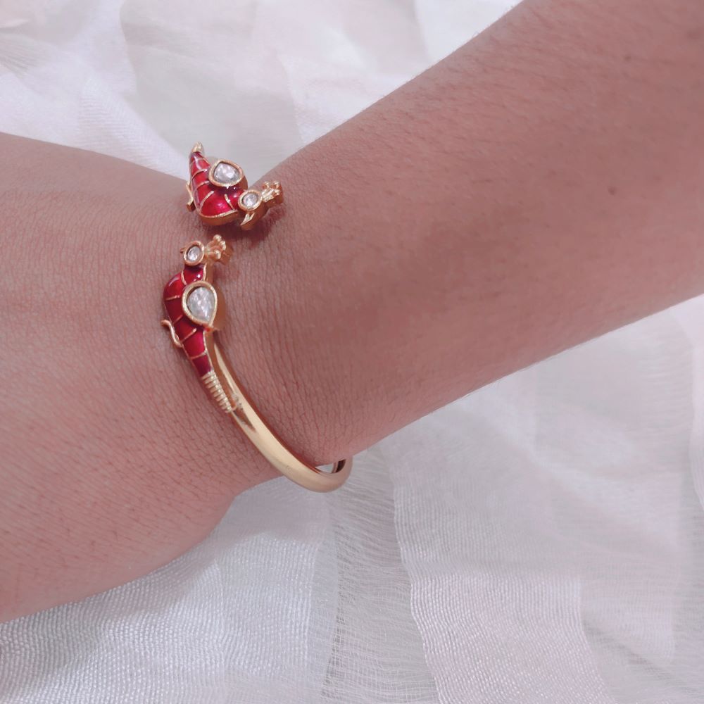 1 gram gold openable bangle