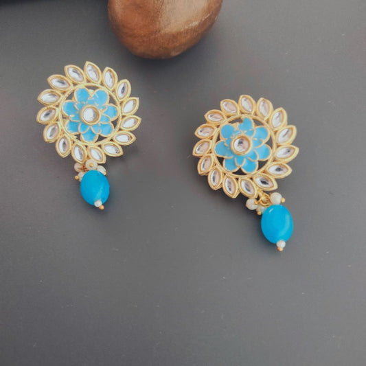 Blue earrings for girls