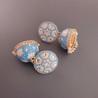 Blue earrings for girls