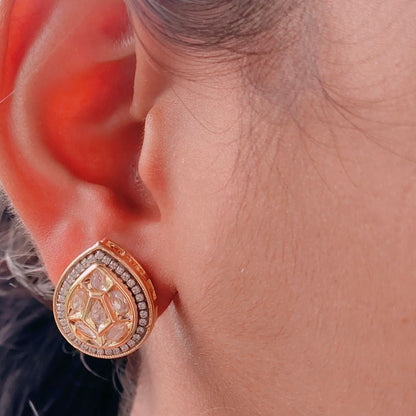 DIAMOND KUMARI STUD EARRINGS