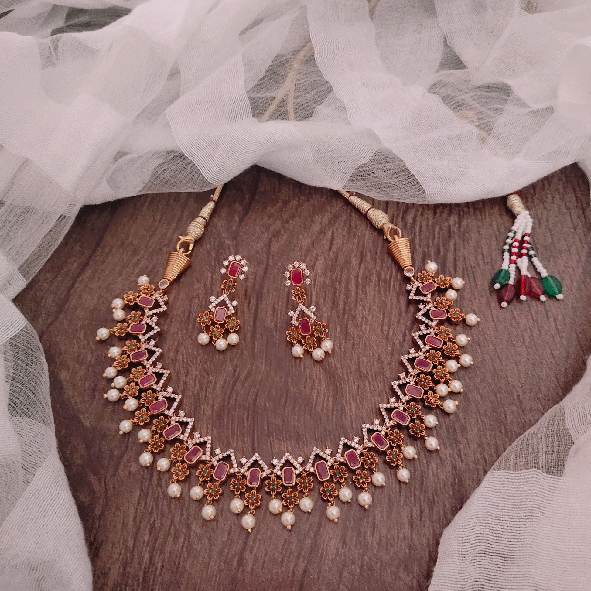 Traditional Temple Jewellery Set