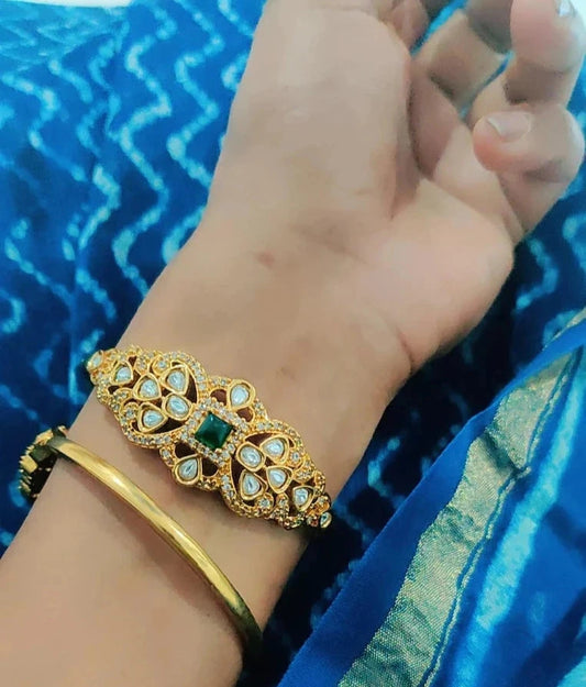 EMERALD AMARJAA ZIRCONIA BANGLES