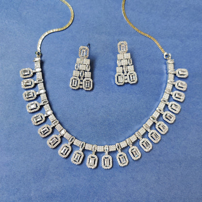 WHITE CORDELIA ZIRCONIA JEWELLERY SET