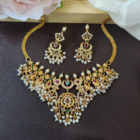 MULTICOLOR VEDHA JEWELLERY SET