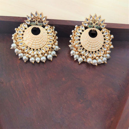 White earrings for girls