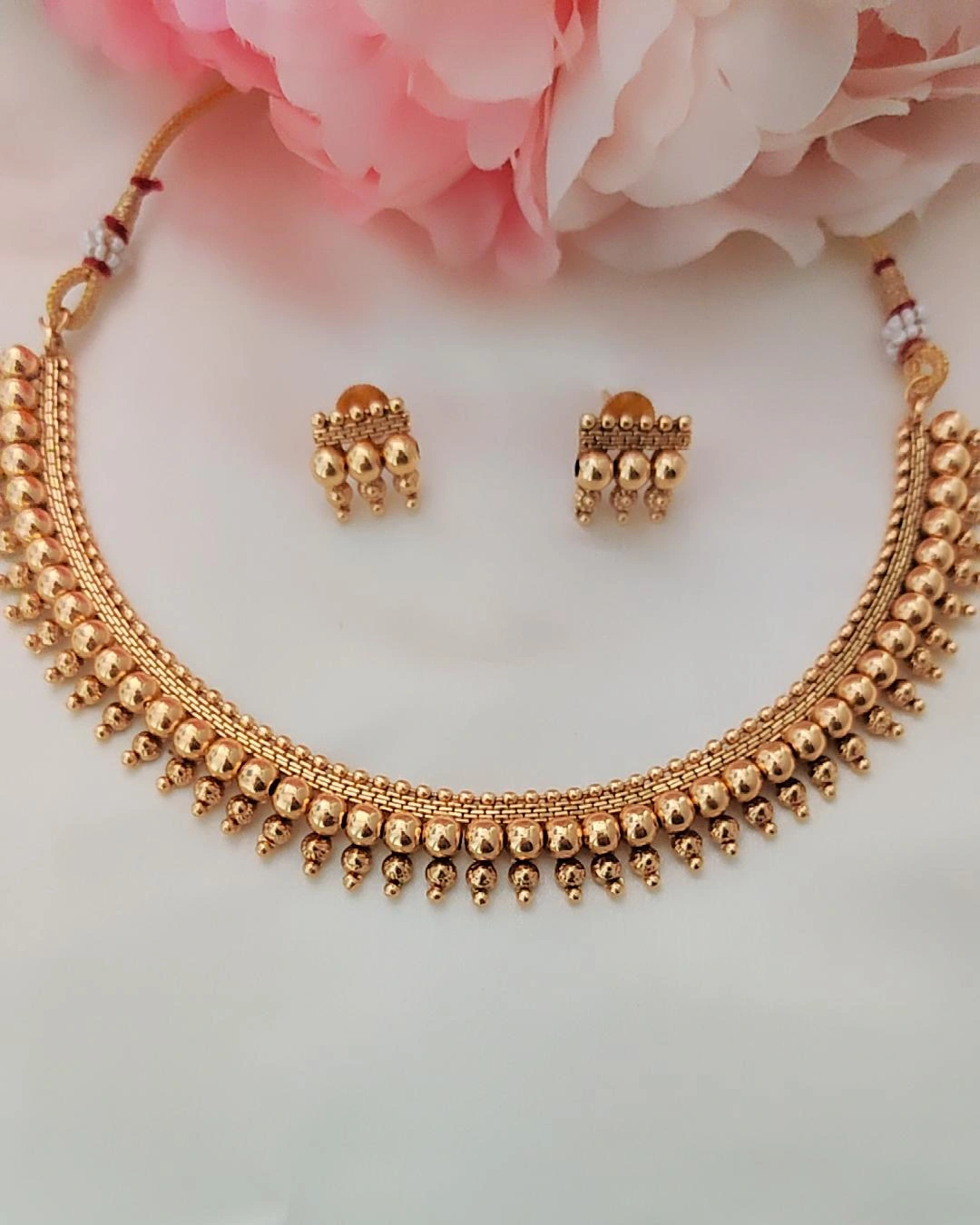 GOLDEN KERALA JEWELLERY SET