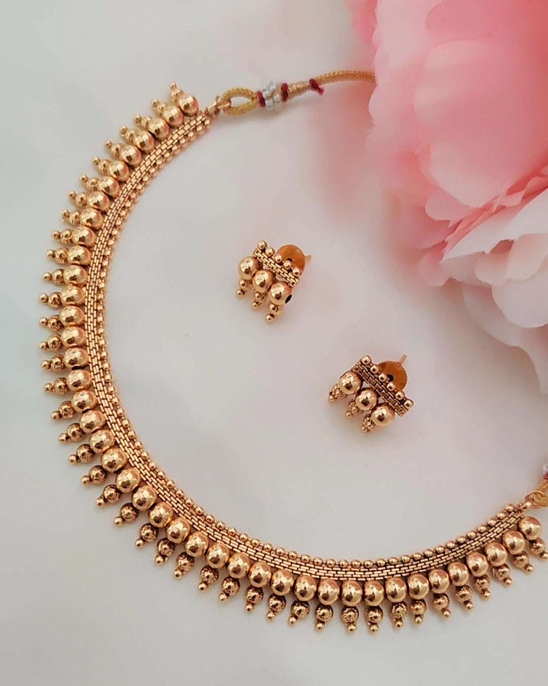 GOLDEN KERALA JEWELLERY SET